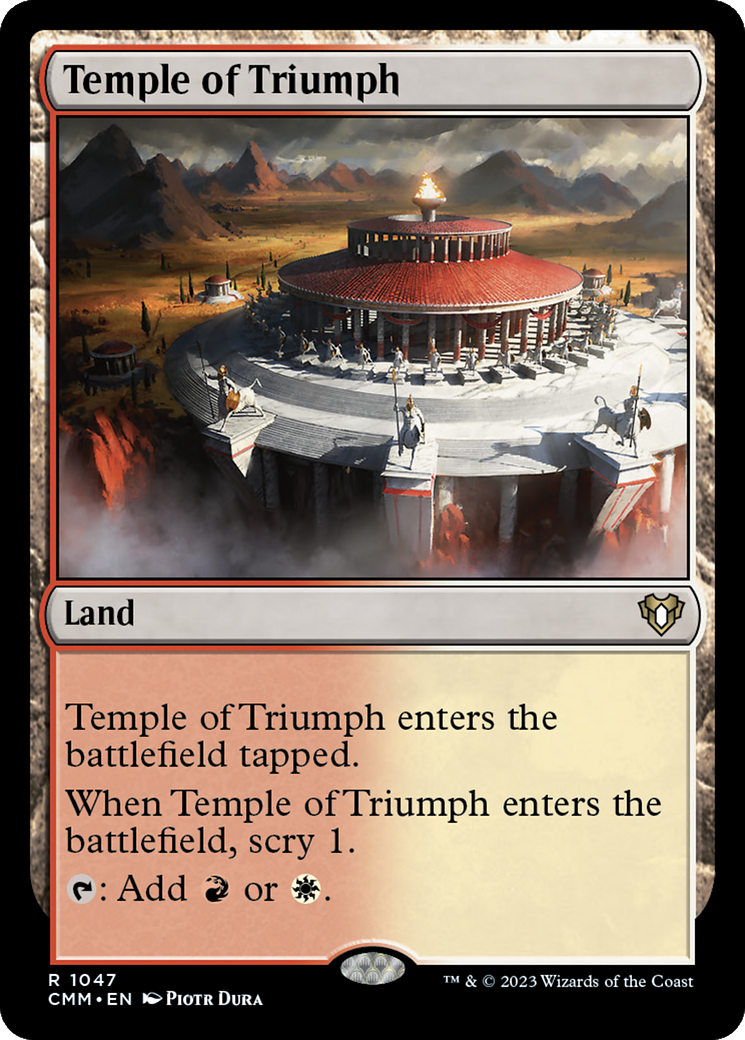 Temple of Triumph [Commander Masters] | Shuffle n Cut Hobbies & Games