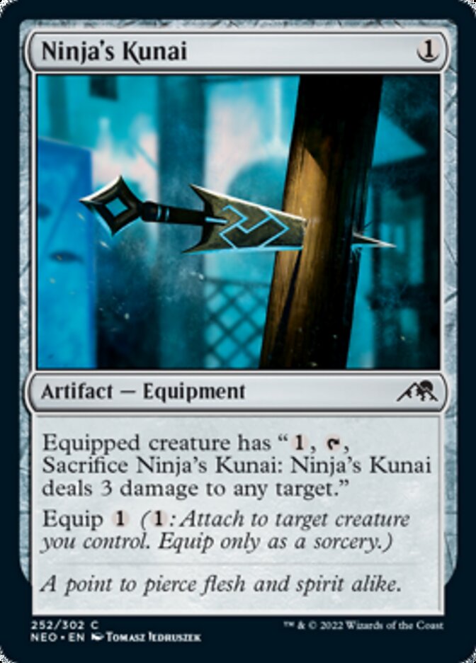 Ninja's Kunai [Kamigawa: Neon Dynasty] | Shuffle n Cut Hobbies & Games