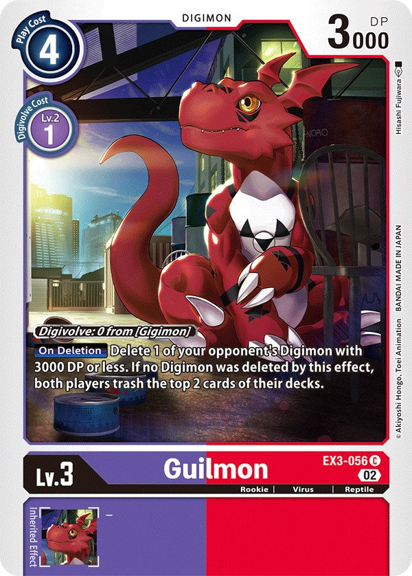 Guilmon [EX3-056] [Draconic Roar] | Shuffle n Cut Hobbies & Games