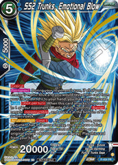 SS2 Trunks, Emotional Blow (Championship Selection Pack 2023 Vol.1) (Holo) (P-454) [Tournament Promotion Cards] | Shuffle n Cut Hobbies & Games