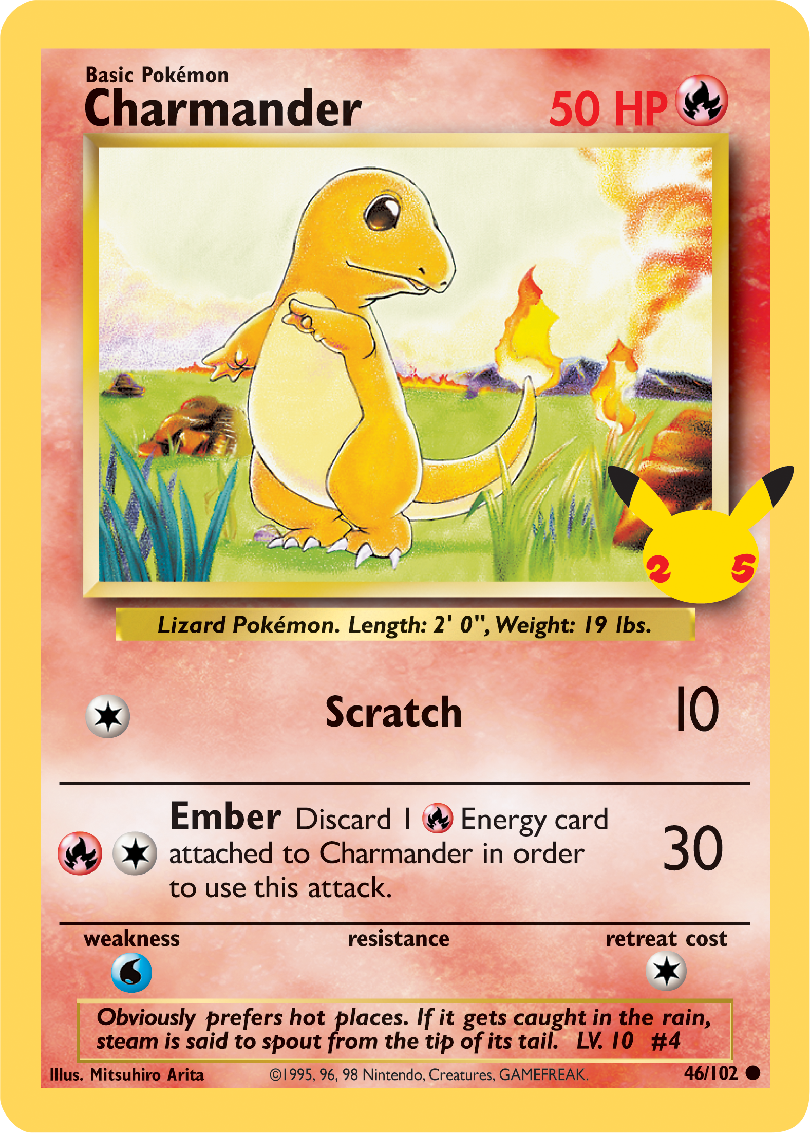 Charmander (46/102) (Jumbo Card) [First Partner Pack] | Shuffle n Cut Hobbies & Games