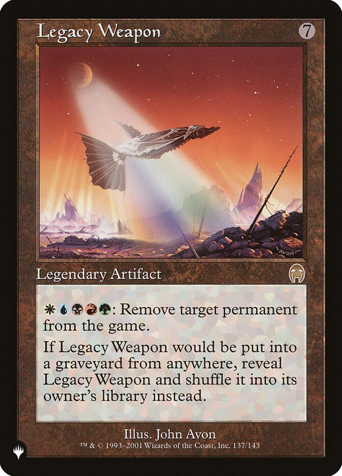 Legacy Weapon [The List] | Shuffle n Cut Hobbies & Games