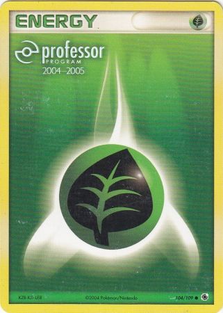 Grass Energy (104/109) (2004 2005) [Professor Program Promos] | Shuffle n Cut Hobbies & Games