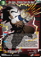 Son Goku, Striking from the Heart (Gold Stamped) (P-328) [Tournament Promotion Cards] | Shuffle n Cut Hobbies & Games