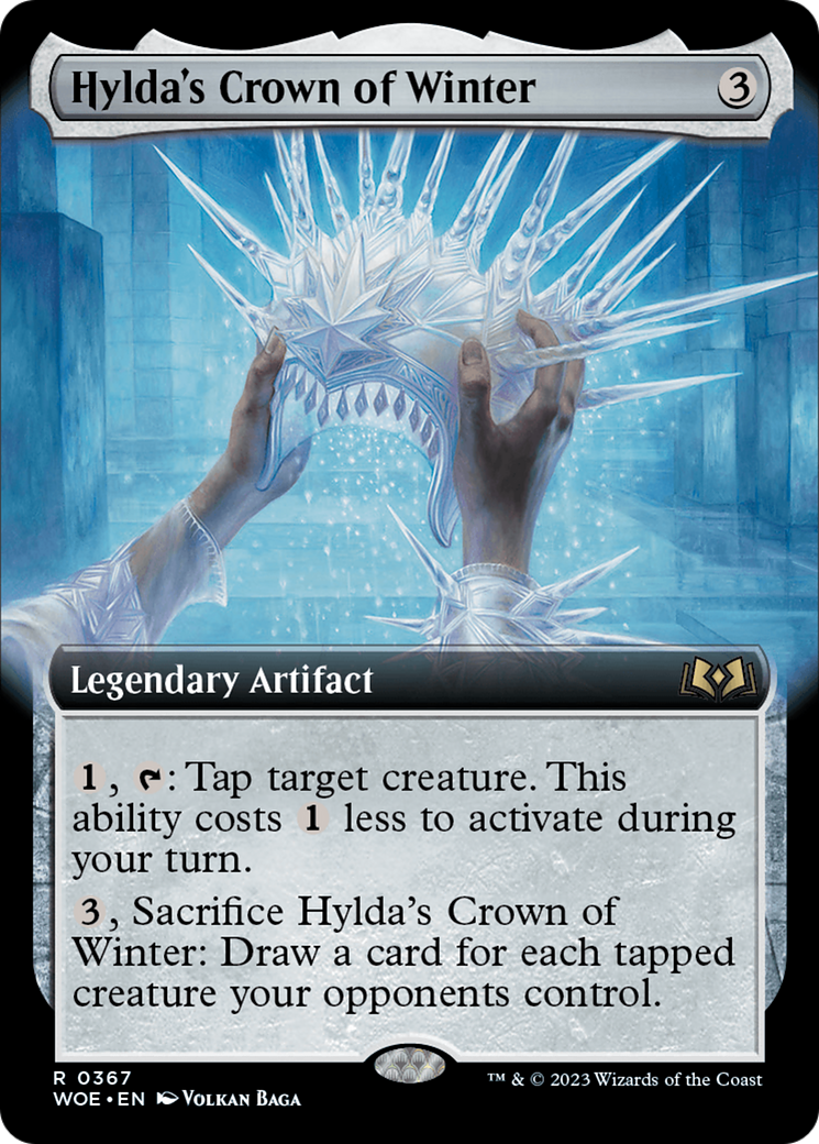 Hylda's Crown of Winter (Extended Art) [Wilds of Eldraine] | Shuffle n Cut Hobbies & Games