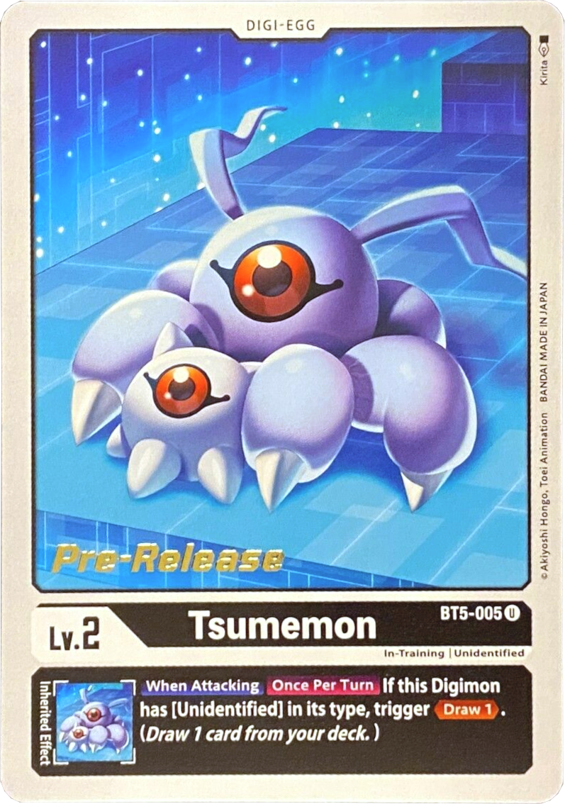 Tsumemon [BT5-005] [Battle of Omni Pre-Release Promos] | Shuffle n Cut Hobbies & Games