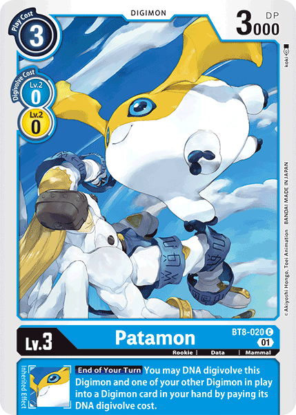 Patamon [BT8-020] [New Awakening] | Shuffle n Cut Hobbies & Games