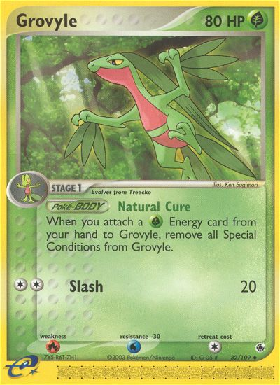 Grovyle (32/109) [EX: Ruby & Sapphire] | Shuffle n Cut Hobbies & Games