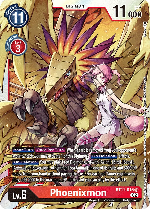 Phoenixmon [BT11-016] [Dimensional Phase] | Shuffle n Cut Hobbies & Games