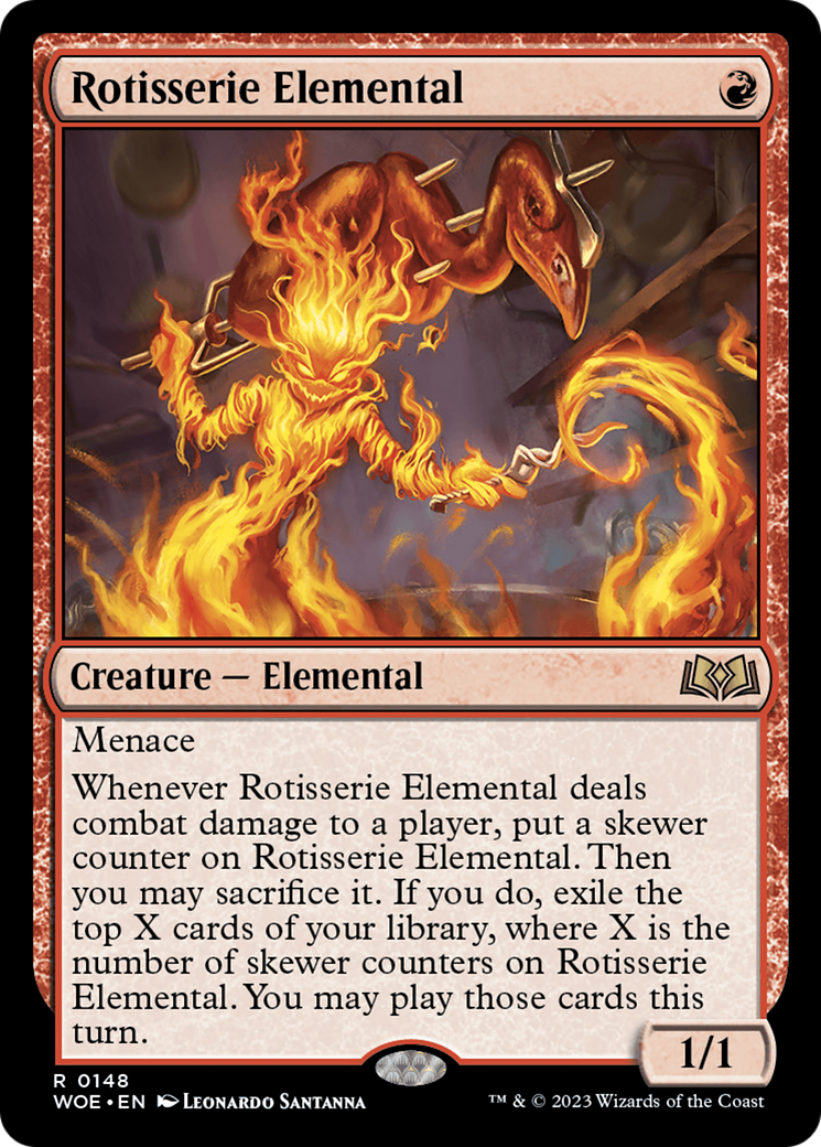 Rotisserie Elemental [Wilds of Eldraine] | Shuffle n Cut Hobbies & Games