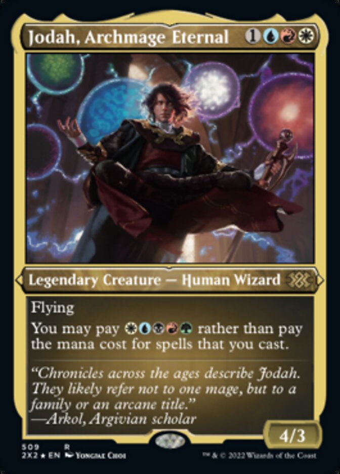 Jodah, Archmage Eternal (Foil Etched) [Double Masters 2022] | Shuffle n Cut Hobbies & Games