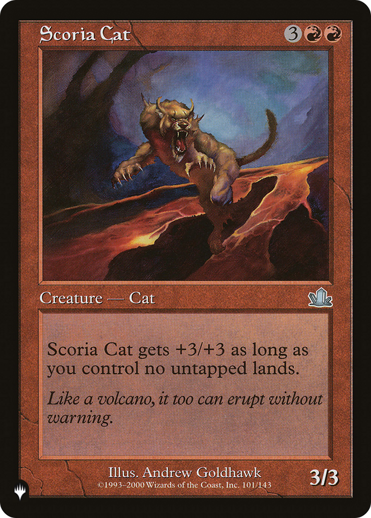 Scoria Cat [The List] | Shuffle n Cut Hobbies & Games