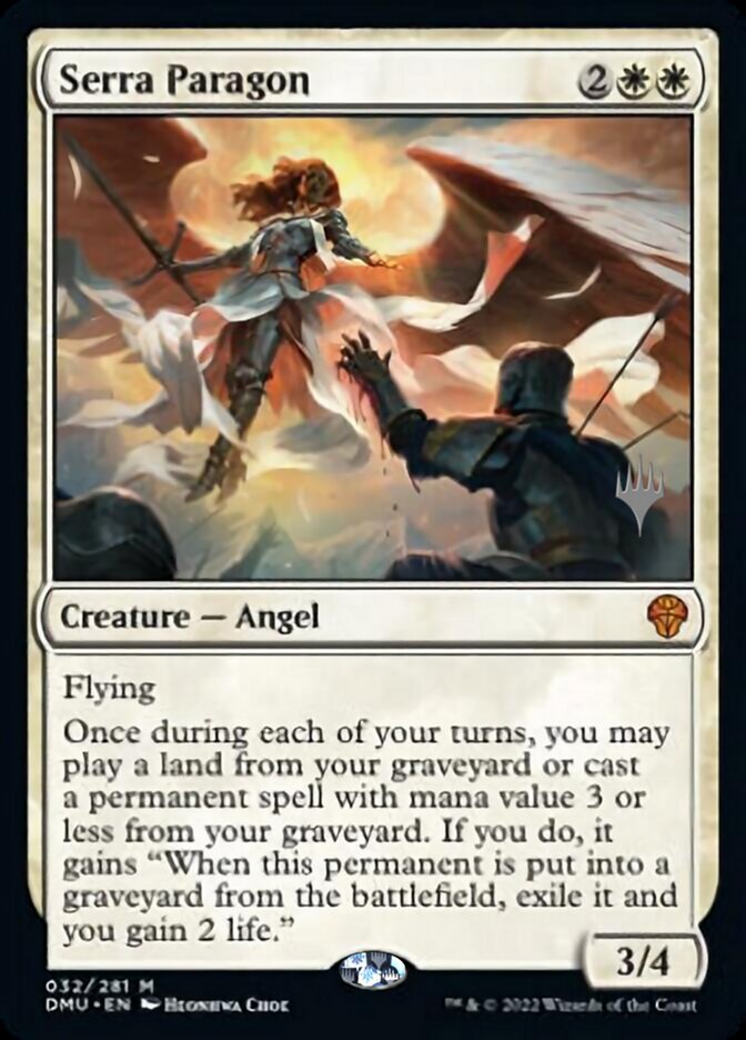 Serra Paragon (Promo Pack) [Dominaria United Promos] | Shuffle n Cut Hobbies & Games