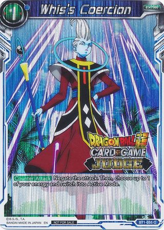 Whis's Coercion (BT1-055) [Judge Promotion Cards] | Shuffle n Cut Hobbies & Games