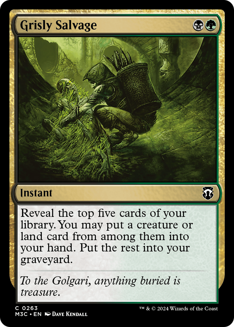 Grisly Salvage (Ripple Foil) [Modern Horizons 3 Commander] | Shuffle n Cut Hobbies & Games