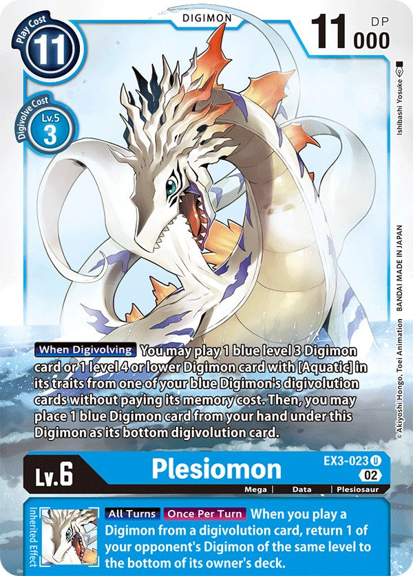 Plesiomon [EX3-023] [Draconic Roar] | Shuffle n Cut Hobbies & Games