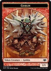 Goblin (010) // Serra the Benevolent Emblem (020) Double-Sided Token [Modern Horizons Tokens] | Shuffle n Cut Hobbies & Games