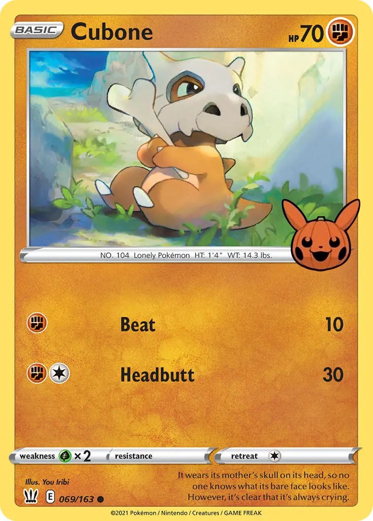 Cubone (069/163) [Trick or Trade] | Shuffle n Cut Hobbies & Games