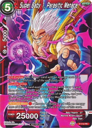 Super Baby 1, Parasitic Menace (Power Booster) (P-112) [Promotion Cards] | Shuffle n Cut Hobbies & Games