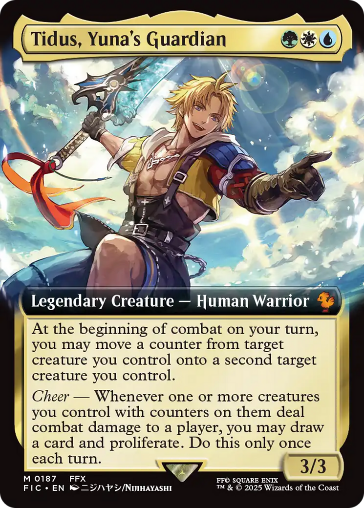 Tidus, Yuna's Guardian (Extended Art) [FINAL FANTASY Commander] | Shuffle n Cut Hobbies & Games