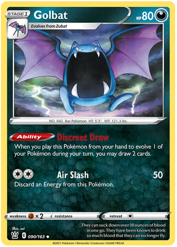 Golbat (090/163) [Sword & Shield: Battle Styles] | Shuffle n Cut Hobbies & Games