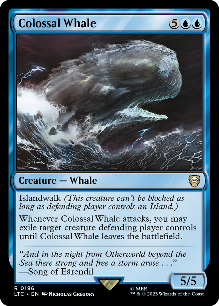 Colossal Whale [The Lord of the Rings: Tales of Middle-Earth Commander] | Shuffle n Cut Hobbies & Games