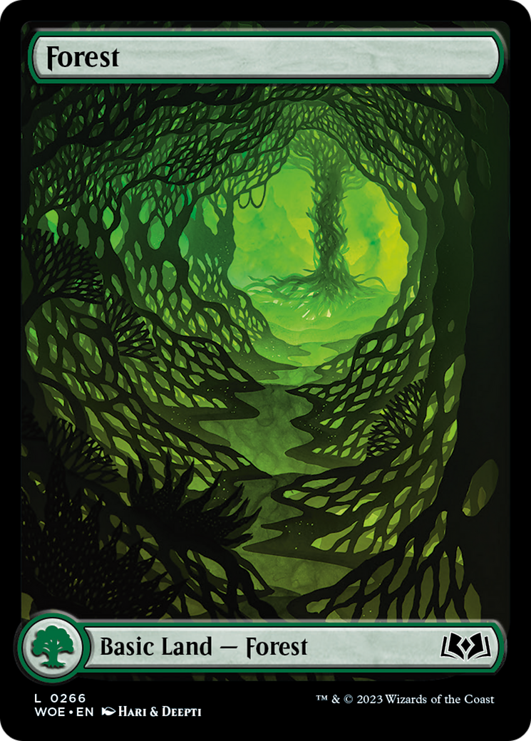 Forest (266) (Full-Art) [Wilds of Eldraine] | Shuffle n Cut Hobbies & Games