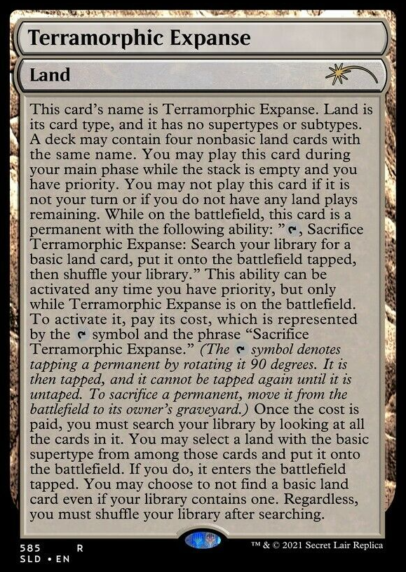 Terramorphic Expanse (Full Text) [Secret Lair Drop Promos] | Shuffle n Cut Hobbies & Games