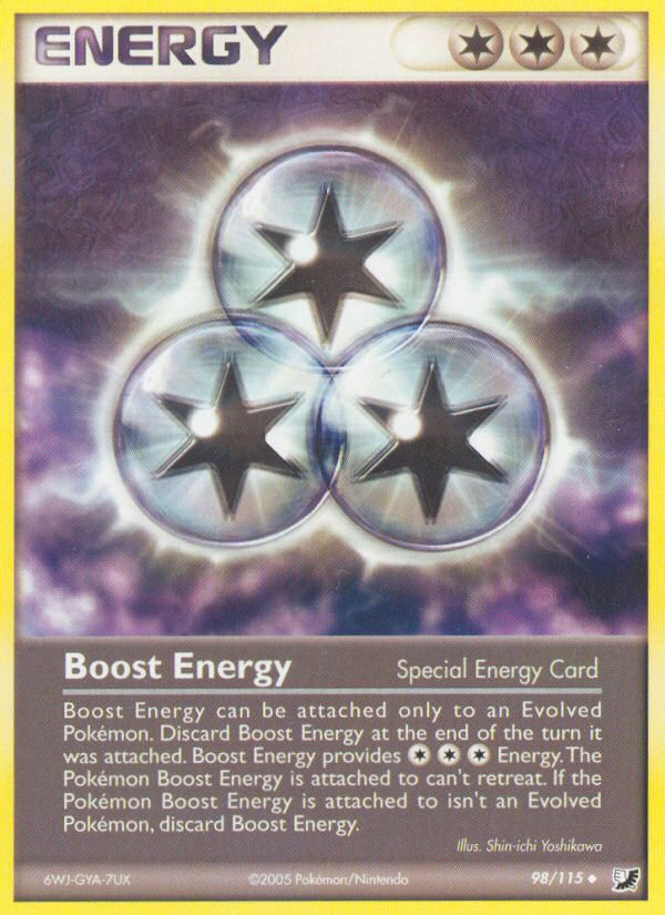 Boost Energy (98/115) [EX: Unseen Forces] | Shuffle n Cut Hobbies & Games