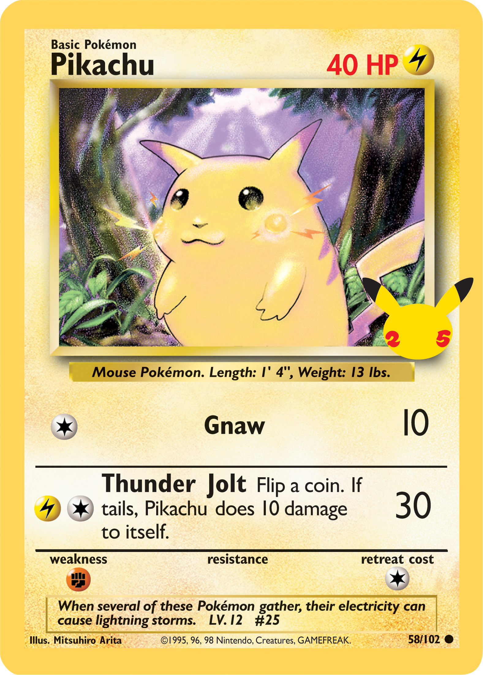 Pikachu (58/102) (Jumbo Card) [First Partner Pack] | Shuffle n Cut Hobbies & Games