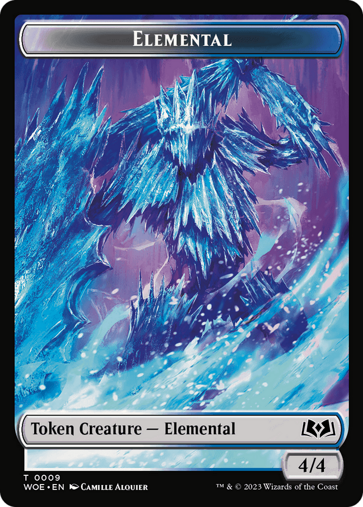 Elemental Token [Wilds of Eldraine Tokens] | Shuffle n Cut Hobbies & Games