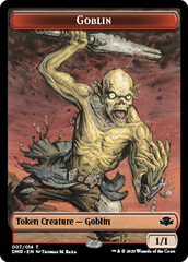 Goblin // Marit Lage Double-Sided Token [Dominaria Remastered Tokens] | Shuffle n Cut Hobbies & Games