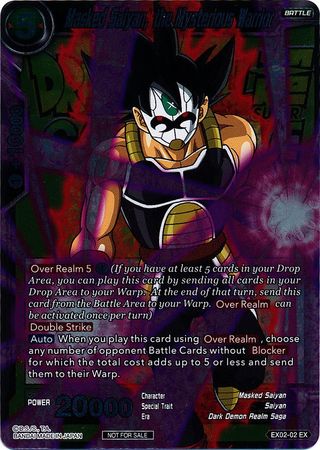 Masked Saiyan, the Mysterious Warrior (Metallic Foil) (Event Pack 2018) (EX02-02) [Promotion Cards] | Shuffle n Cut Hobbies & Games