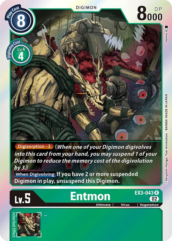 Entmon [EX3-043] [Draconic Roar] | Shuffle n Cut Hobbies & Games