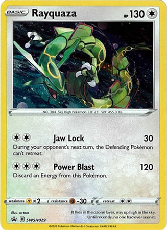 Rayquaza (SWSH029) [Sword & Shield: Black Star Promos] | Shuffle n Cut Hobbies & Games