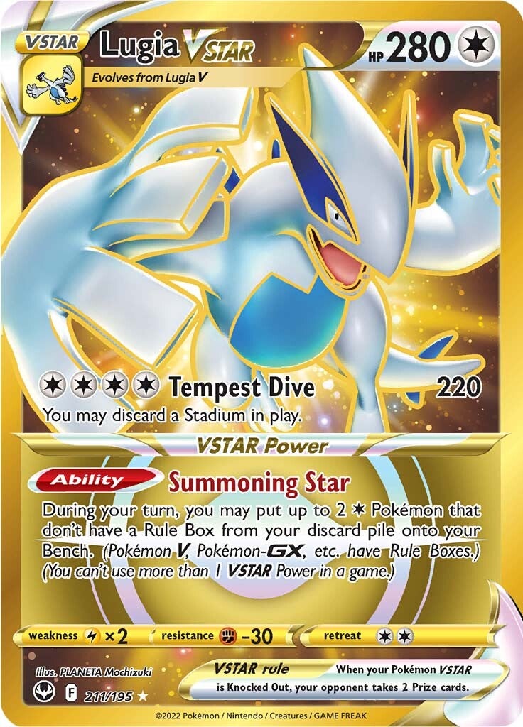 Lugia VSTAR (211/195) [Sword & Shield: Silver Tempest] | Shuffle n Cut Hobbies & Games