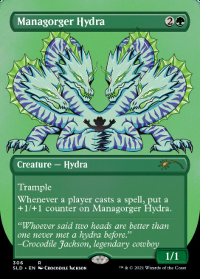 Managorger Hydra (Borderless) [Secret Lair Drop Series] | Shuffle n Cut Hobbies & Games