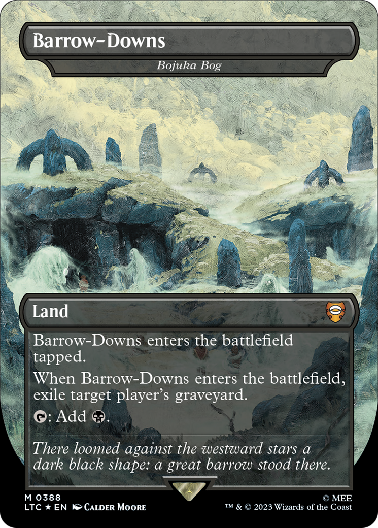 Barrow-Downs - Bojuka Bog (Surge Foil Realms and Relics) [The Lord of the Rings: Tales of Middle-Earth Commander] | Shuffle n Cut Hobbies & Games