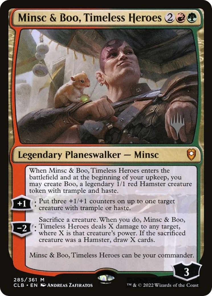 Minsc & Boo, Timeless Heroes (Promo Pack) [The Lost Caverns of Ixalan Promos] | Shuffle n Cut Hobbies & Games