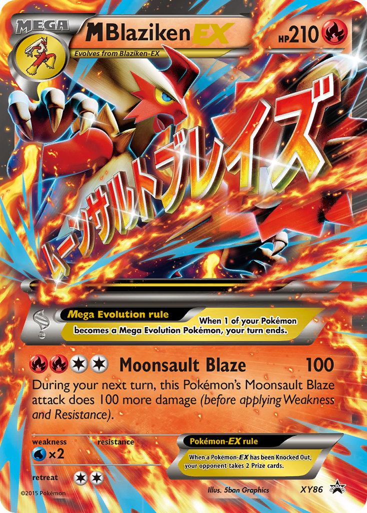 M Blaziken EX (XY86) [XY: Black Star Promos] | Shuffle n Cut Hobbies & Games