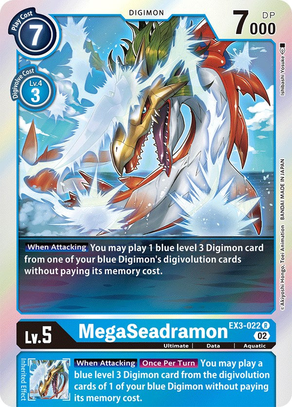 MegaSeadramon [EX3-022] [Draconic Roar] | Shuffle n Cut Hobbies & Games