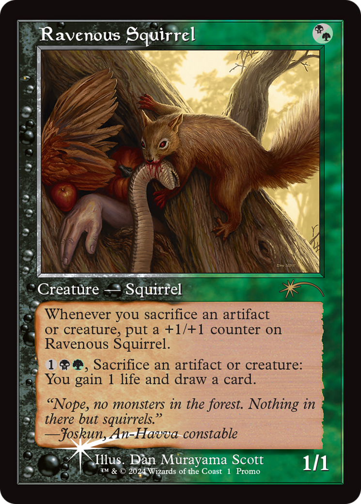 Ravenous Squirrel (Open House) [Wizards Play Network 2024] | Shuffle n Cut Hobbies & Games