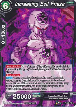 Increasing Evil Frieza (P-037) [Promotion Cards] | Shuffle n Cut Hobbies & Games