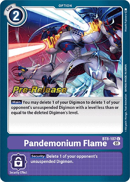 Pandemonium Flame [BT8-107] [New Awakening Pre-Release Cards] | Shuffle n Cut Hobbies & Games