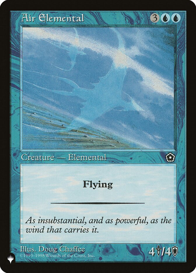 Air Elemental [The List] | Shuffle n Cut Hobbies & Games