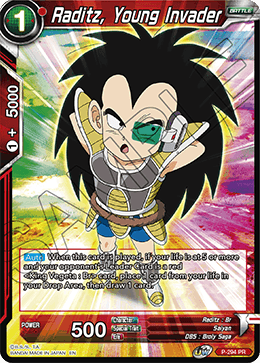 Raditz, Young Invader (P-294) [Tournament Promotion Cards] | Shuffle n Cut Hobbies & Games