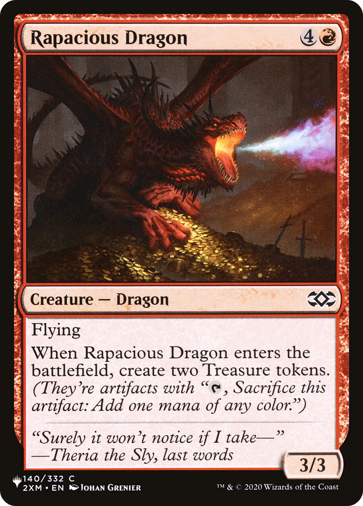 Rapacious Dragon [The List] | Shuffle n Cut Hobbies & Games