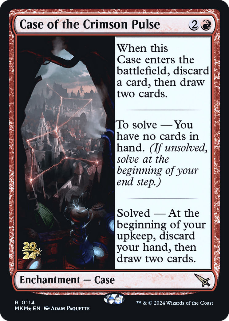 Case of the Crimson Pulse [Murders at Karlov Manor Prerelease Promos] | Shuffle n Cut Hobbies & Games