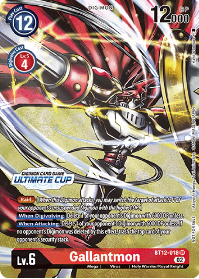 Gallantmon [BT12-018] (Ultimate Cup) [Across Time Promos] | Shuffle n Cut Hobbies & Games