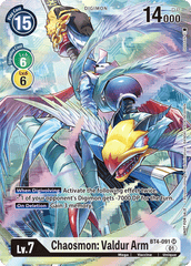 Chaosmon: Valdur Arm [BT4-091] (1-Year Anniversary Box Topper) [Promotional Cards] | Shuffle n Cut Hobbies & Games